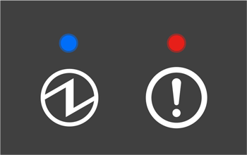 電源 LED 燈 和 錯誤 LED 燈同時閃爍 (間隔 1/4 秒)