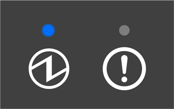 電源 LED 燈閃爍 (間隔 2 秒)，錯誤 LED 燈熄滅。
