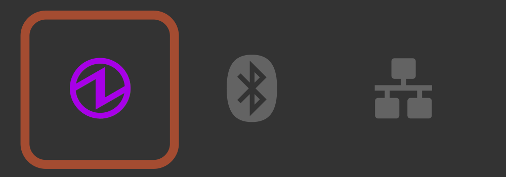 電源 LED 燈閃爍洋紅色 ( 每間隔 2 秒，閃 5 次 )。