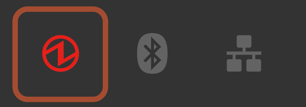 電源 LED 燈交替亮起藍色與紅色各 0.5 秒。持續此交替燈號 5 秒後，電源 LED 燈即返回狀態顯示。