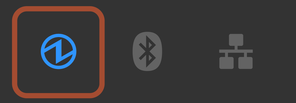 電源 LED 燈交替藍燈與紅燈不規則輪流閃爍。